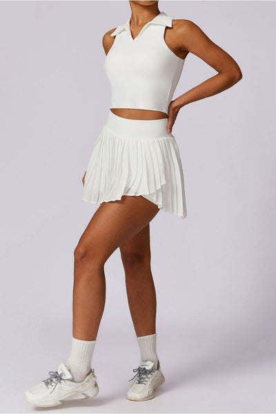 Hilton Tennis Skirt Set White