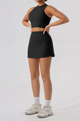Wilshire Tennis Skirt Set Black