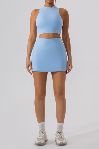 Wilshire Tennis Skirt Set Blue